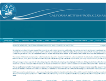 Tablet Screenshot of californiawetfish.org